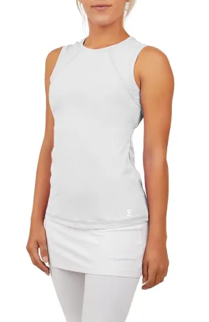 Sofibella Sleeveless Tank UV White Clothing Sofibella Women