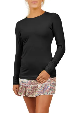 Sofibella W UV Long Sleeve Top - Black Clothing Sofibella Women
