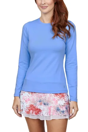 Sofibella Women's Long Sleeve - Periwinkle Clothing Sofibella Women