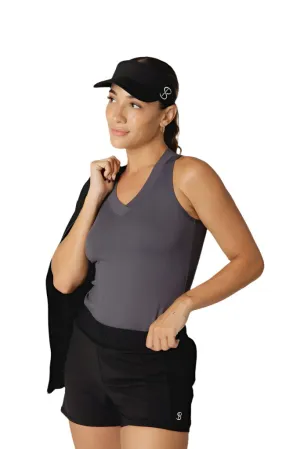 SofiBella Women's Racerback Shirt - Plum Clothing Sofibella Women