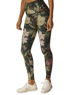 Softmark Caught In The Midi Leggings In Botanical Garden