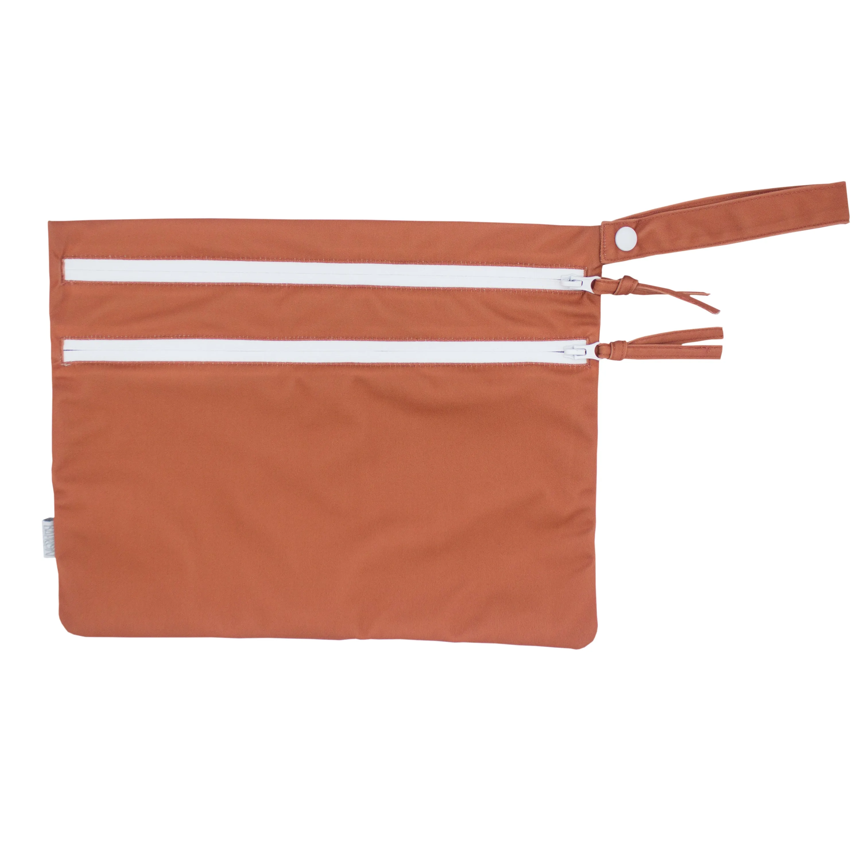 Solid Copper Minimalist - Waterproof Wet Bag (For Mealtime, On-the-go, And More!) Babykids_Bapron-Baby
