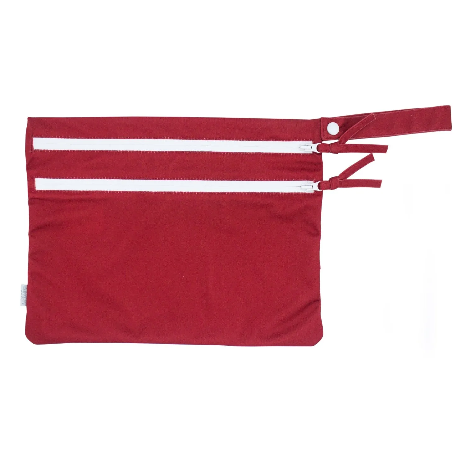 Solid Cranberry Minimalist - Waterproof Wet Bag (for Mealtime, On-the-go, And More!) Babykids_Bapron-Baby