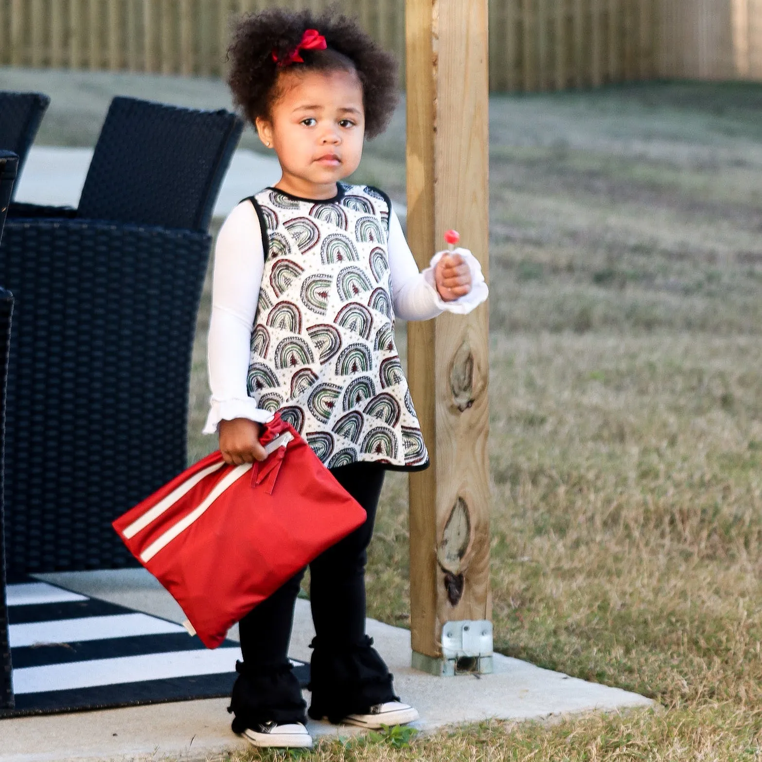 Solid Cranberry Minimalist - Waterproof Wet Bag (for Mealtime, On-the-go, And More!) Babykids_Bapron-Baby
