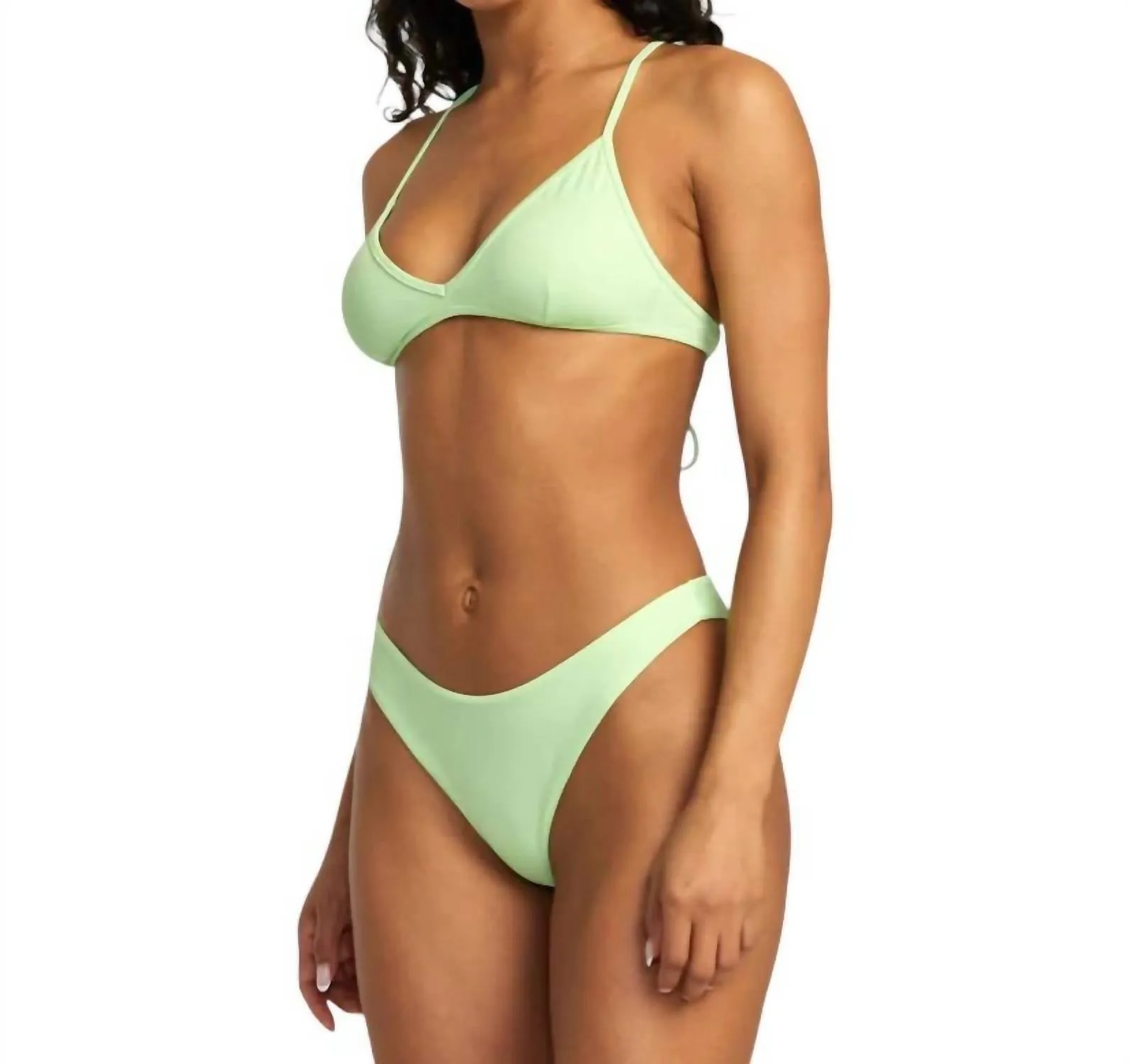 Solid Medium Bikini Bottom In Glow