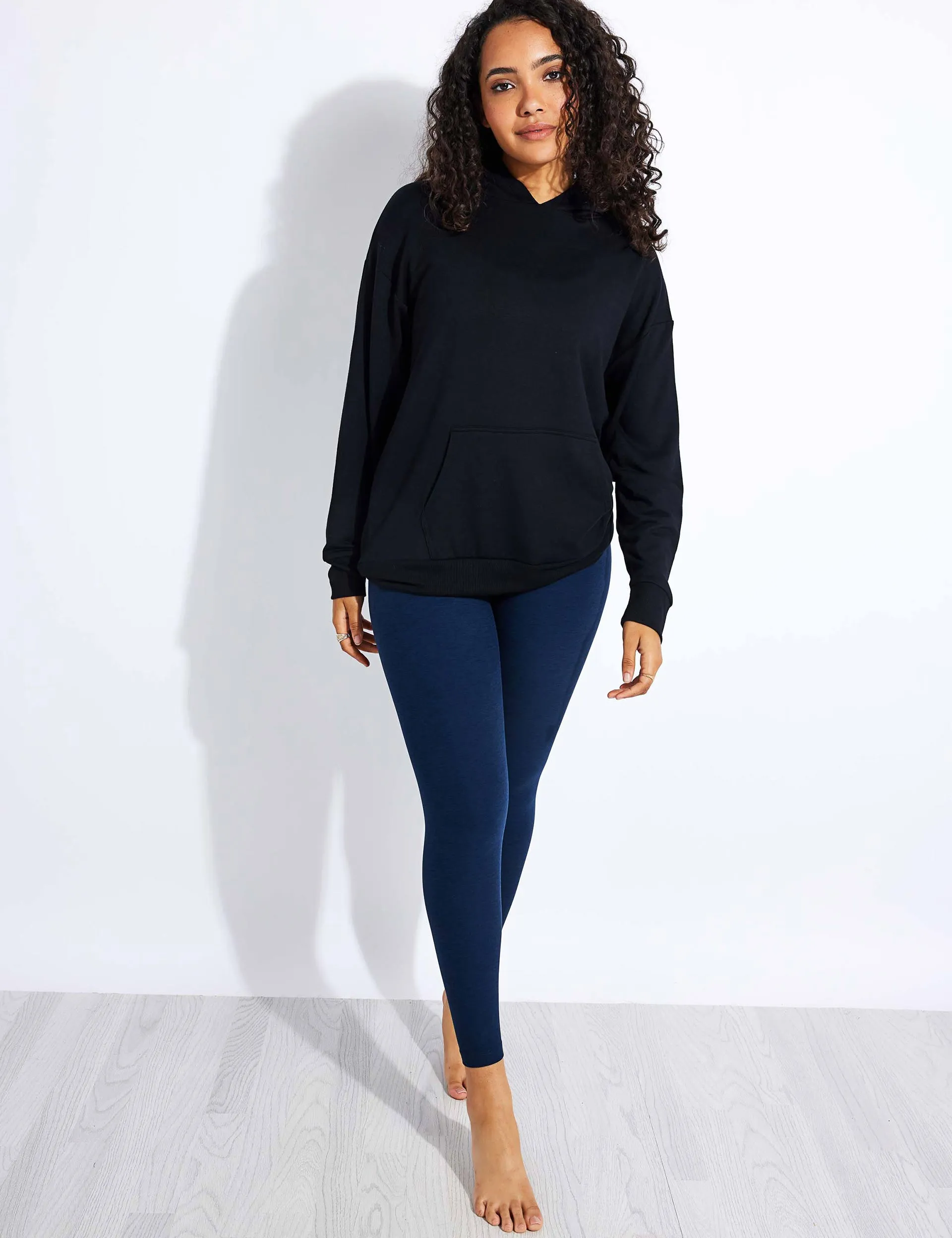 Spacedye At Your Leisure High Waisted Midi Legging - Nocturnal Navy