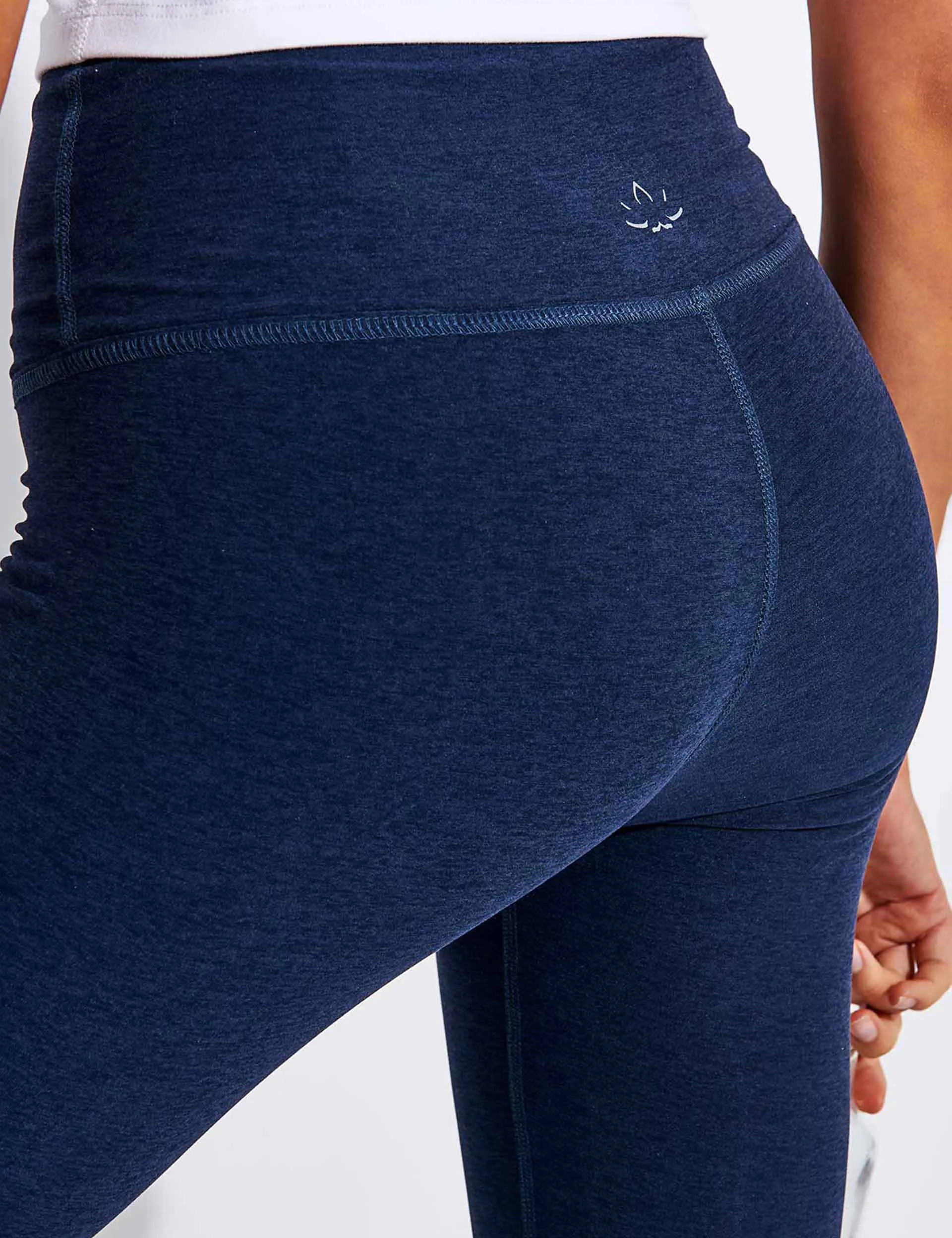 Spacedye Caught In The Midi High Waisted Legging - Nocturnal Navy