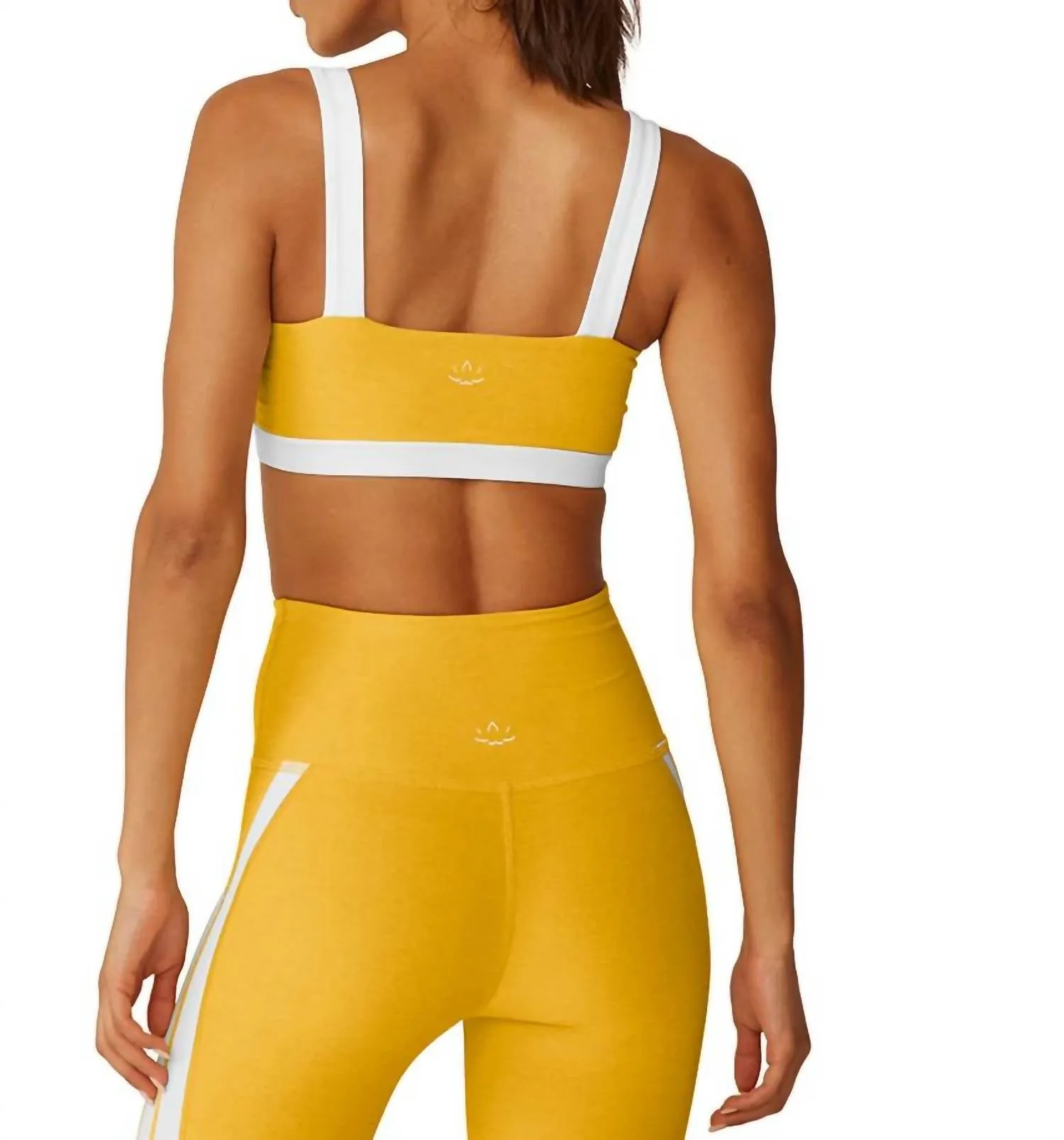 Spacedye Sports Bra In Sunflower/cloud