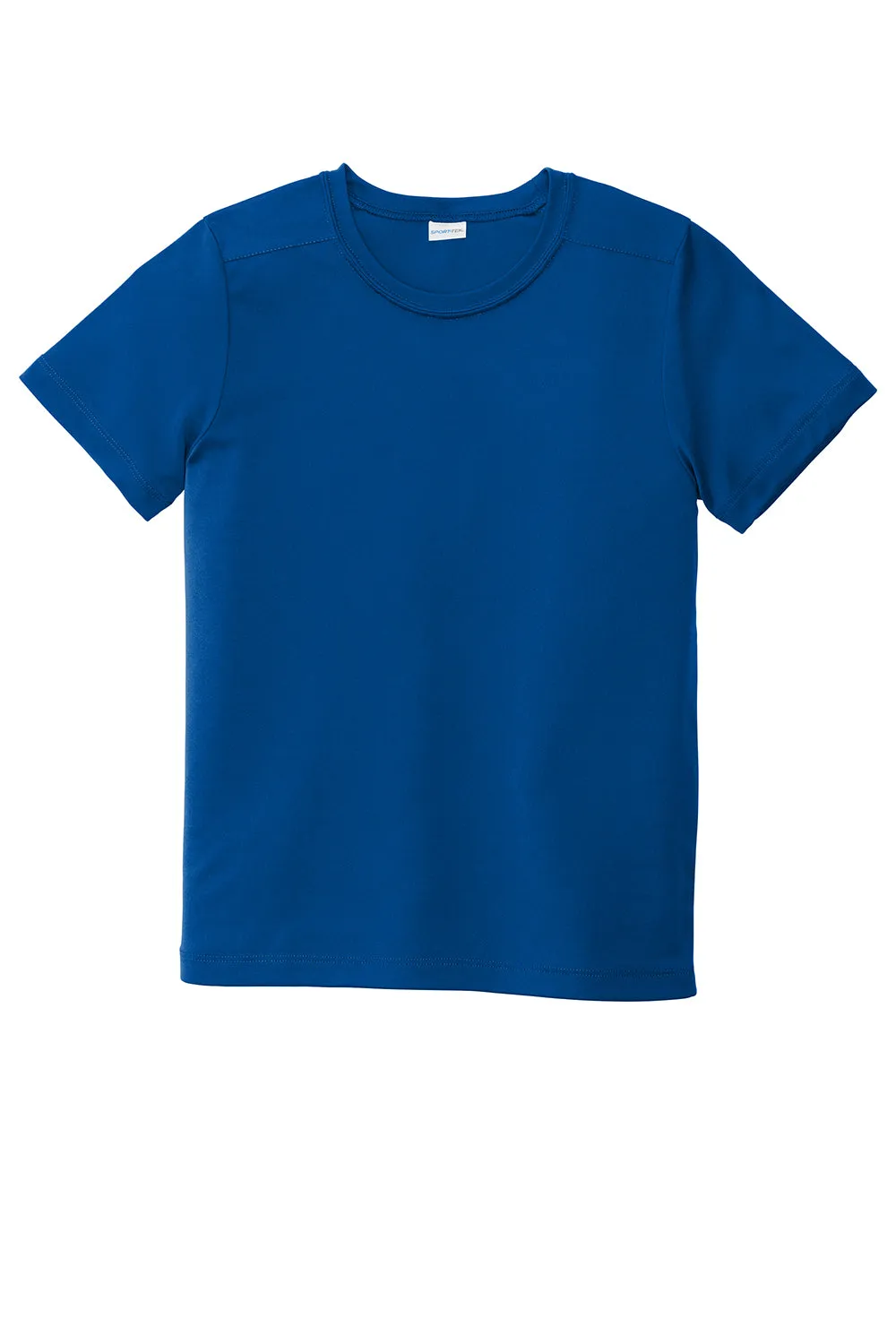 Sport-Tek Youth Moisture Wicking Short Sleeve Crewneck T-Shirt - True Royal Blue
