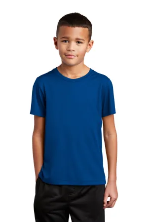 Sport-Tek Youth Moisture Wicking Short Sleeve Crewneck T-Shirt - True Royal Blue