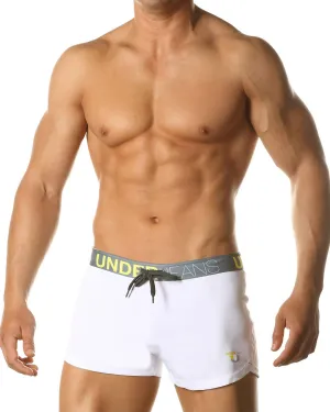 Sprint Short Swimwear Trunk In White