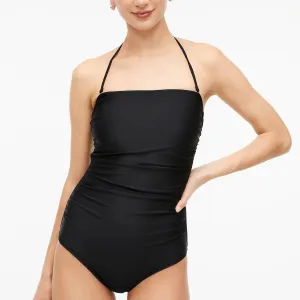 Strapless One-Piece Swimsuit In Black