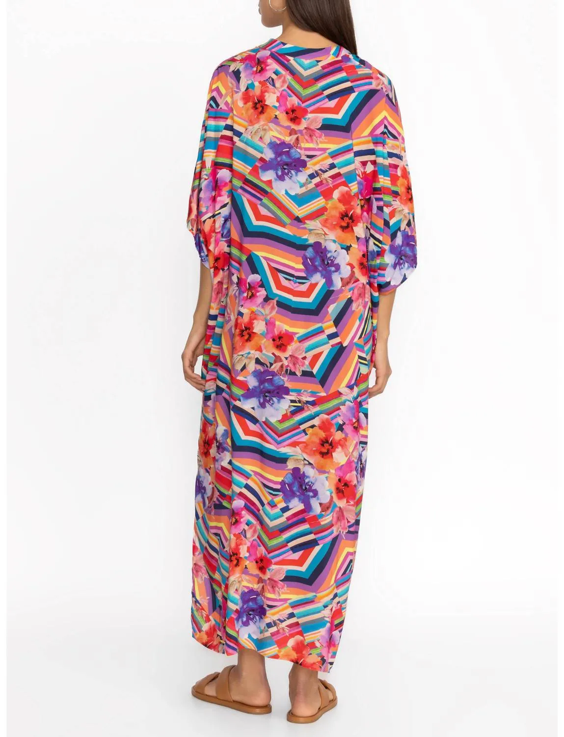 Summer Stripes Maxi Kaftan