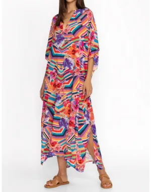 Summer Stripes Maxi Kaftan