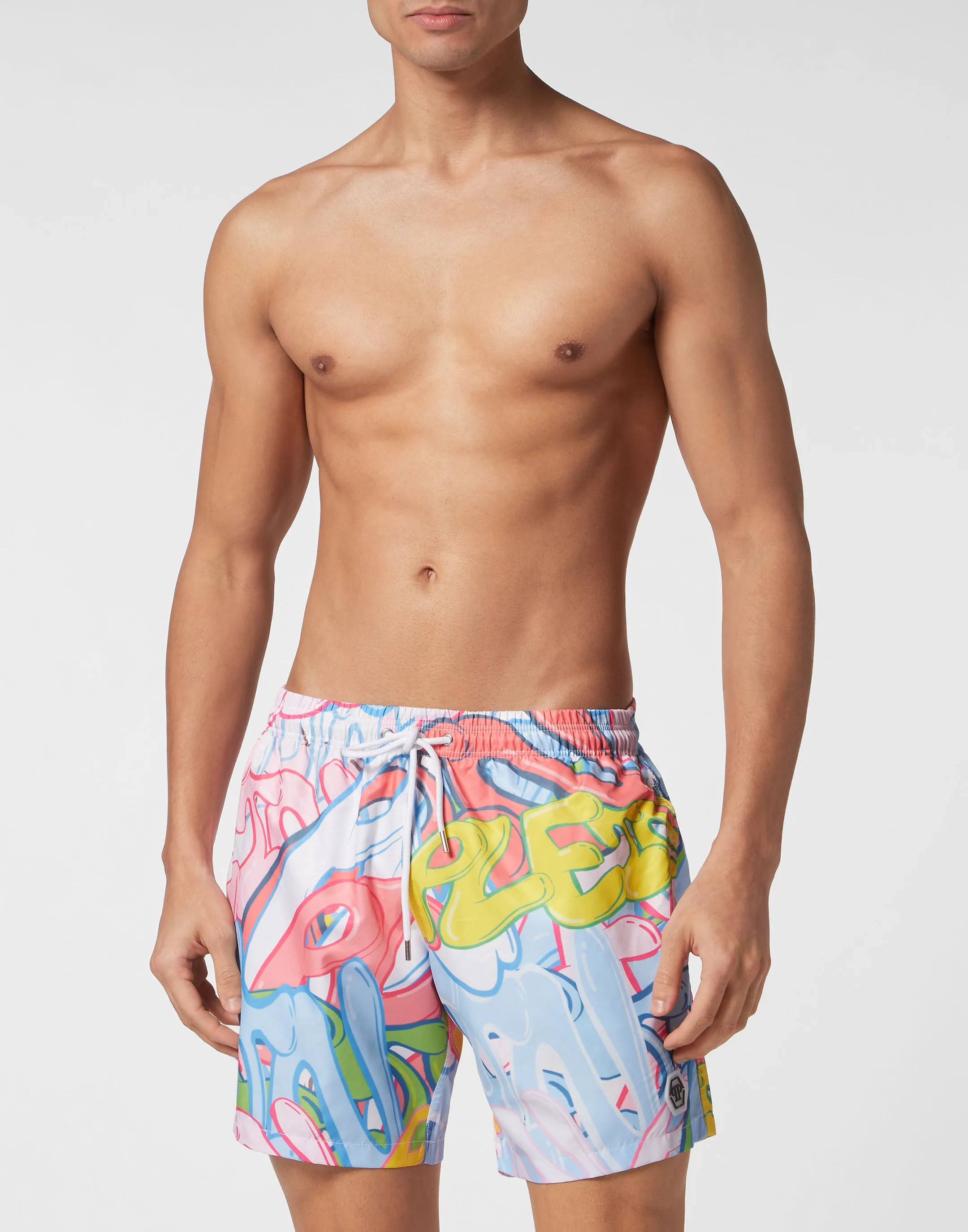 Swim-Trunks Bombing Graffiti