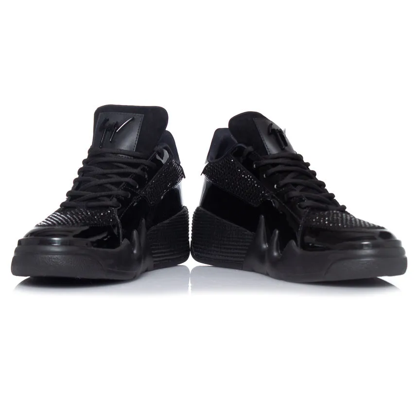 TALON black trainers with rhinestones