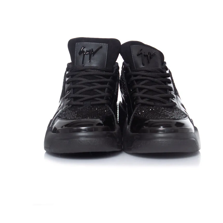 TALON black trainers with rhinestones
