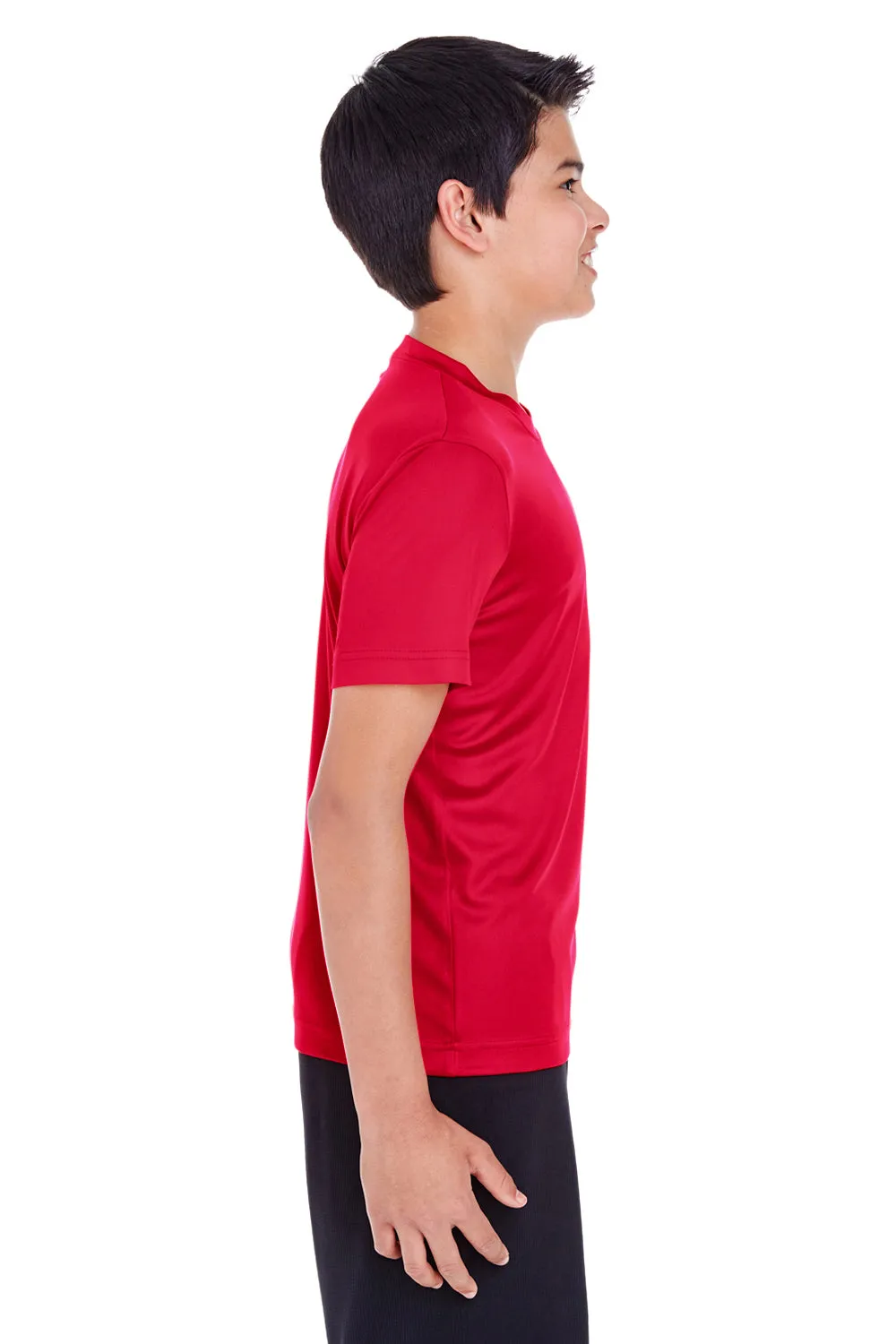 Team 365 Youth Zone Performance Moisture Wicking Short Sleeve Crewneck T-Shirt - Red
