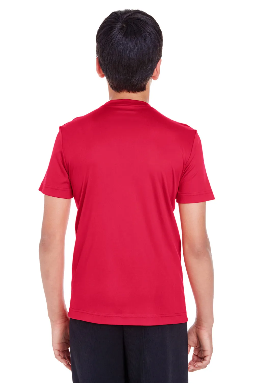 Team 365 Youth Zone Performance Moisture Wicking Short Sleeve Crewneck T-Shirt - Red