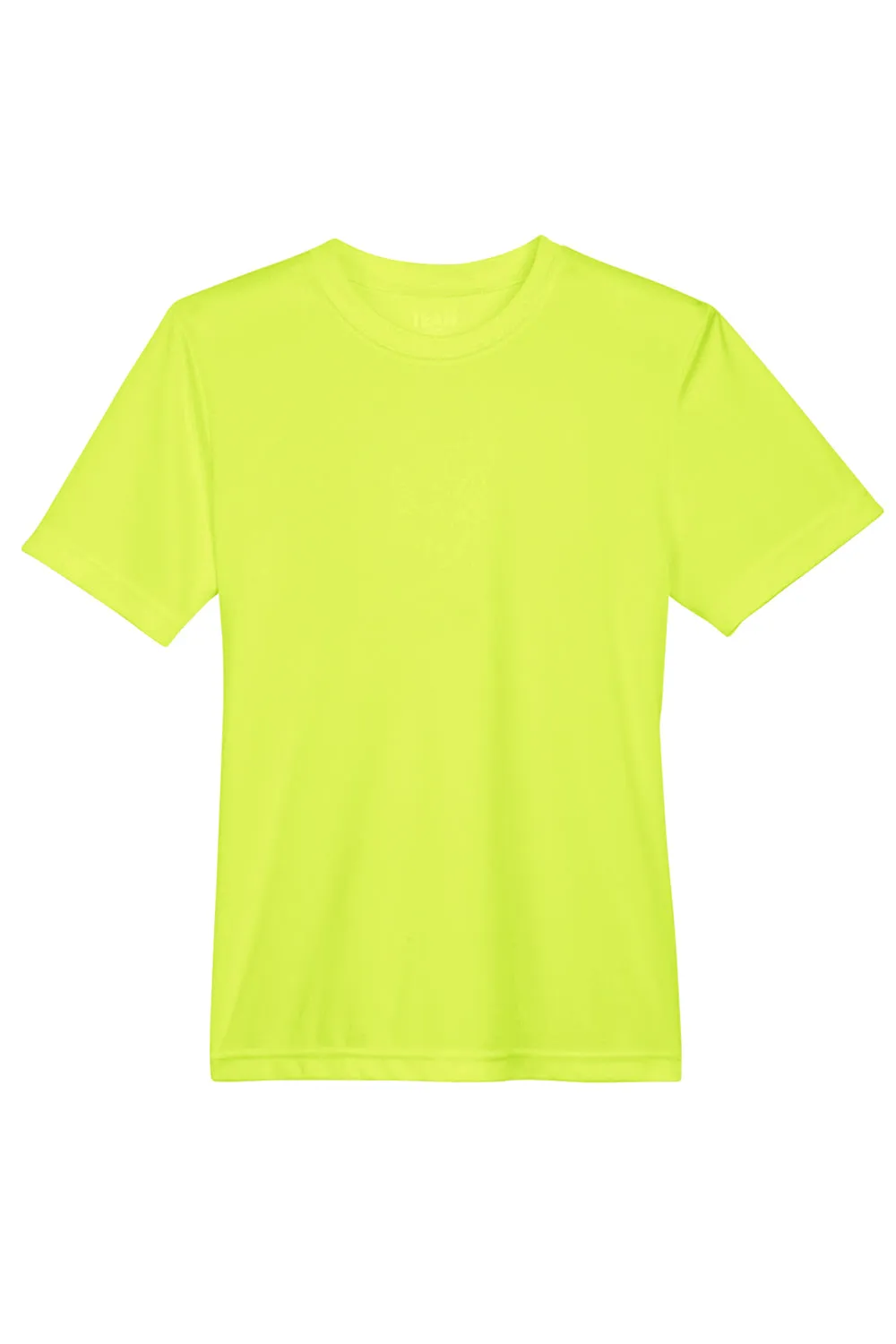 Team 365 Youth Zone Performance Moisture Wicking Short Sleeve Crewneck T-Shirt - Safety Yellow