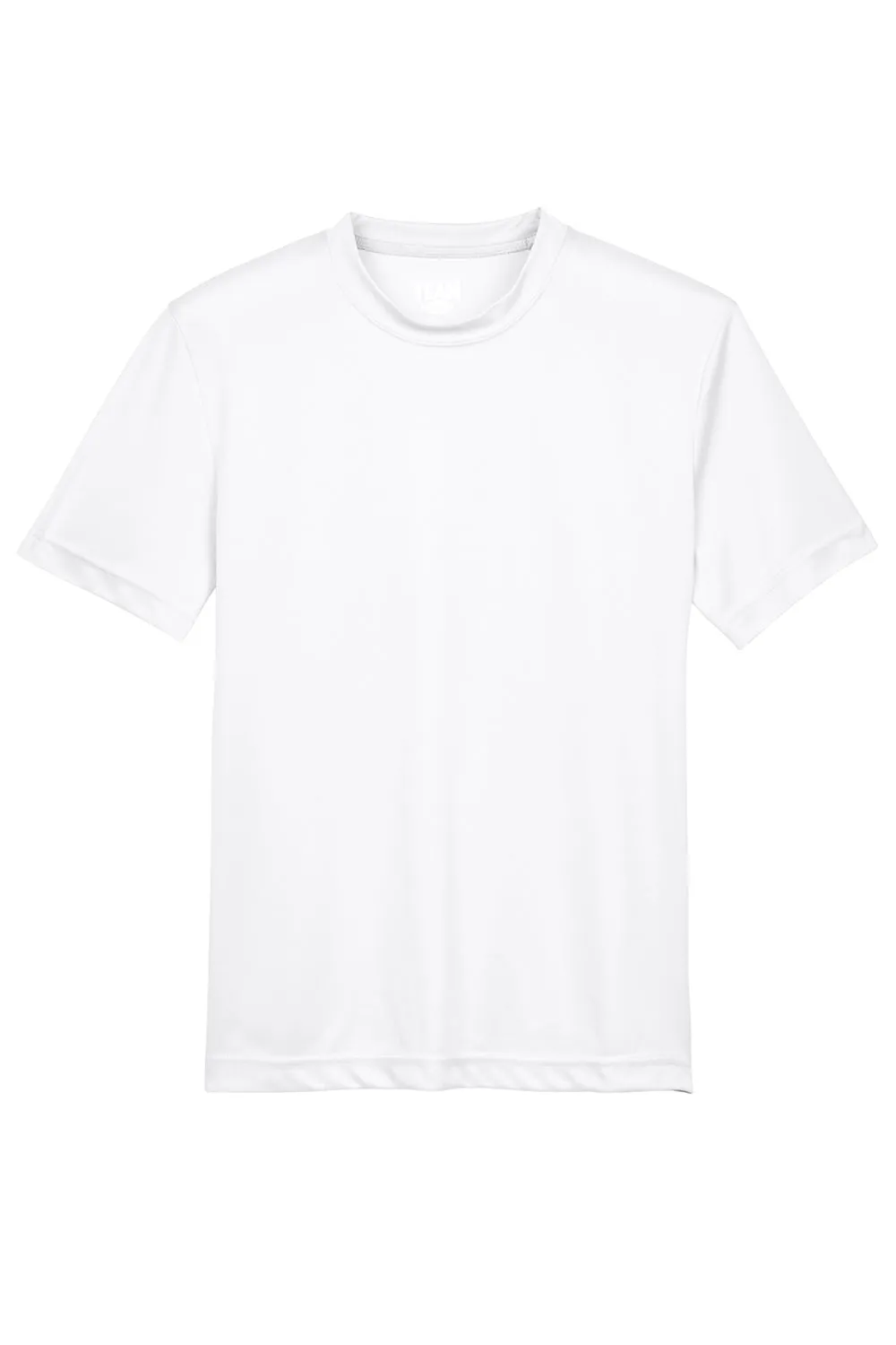 Team 365 Youth Zone Performance Moisture Wicking Short Sleeve Crewneck T-Shirt - White