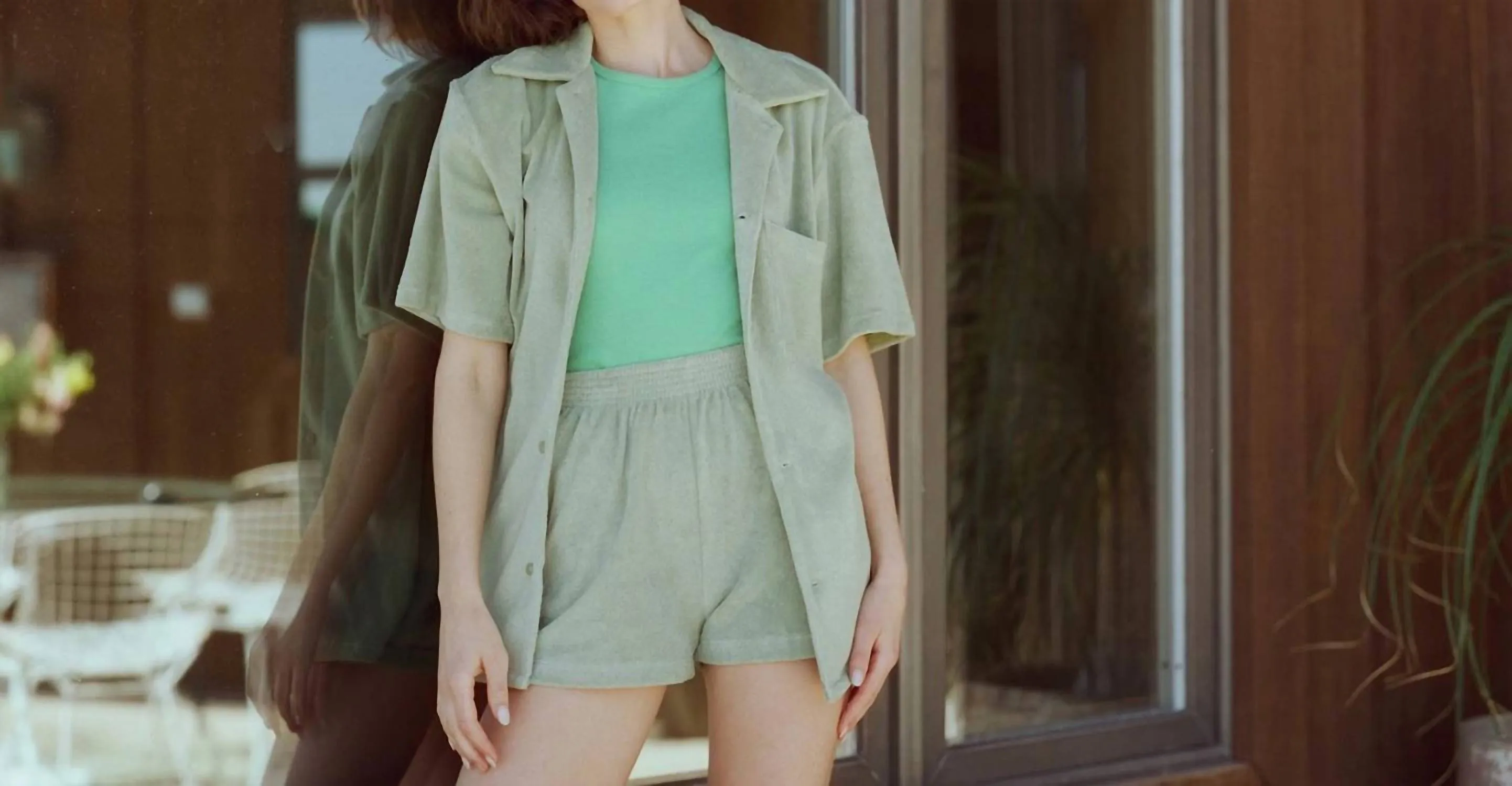 Terry Port Short In Sage