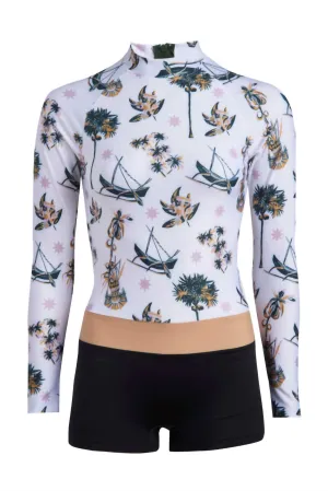 The Lauren Wetsuit In Seminyak - Dune - Noir
