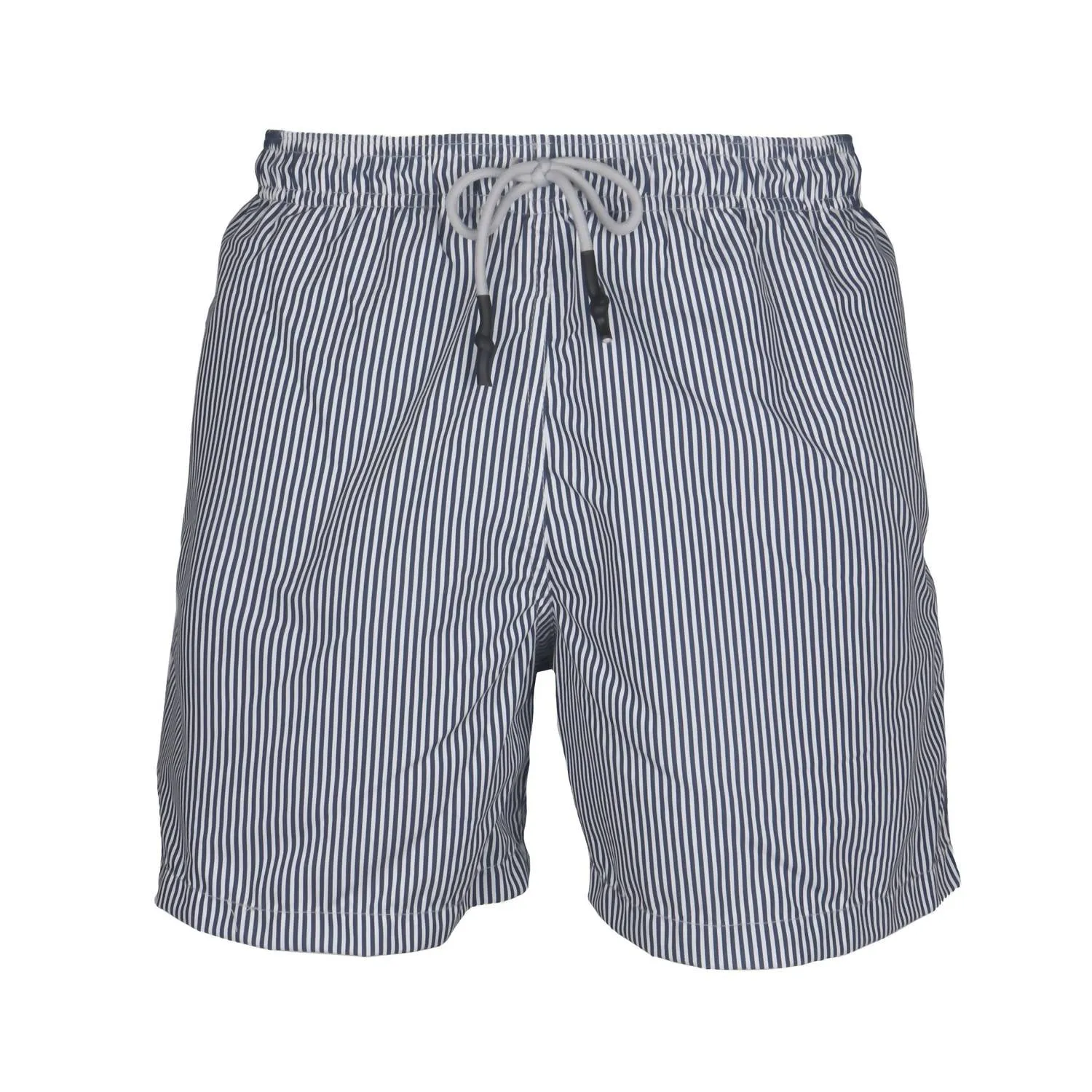 Thin Swim Trunk In Blue Stripes
