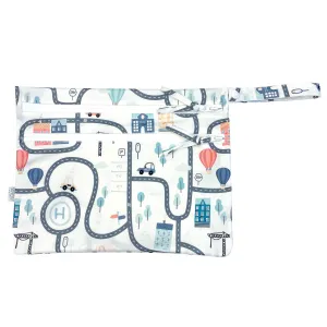 Tiny Town - Waterproof Wet Bag (for Mealtime, On-the-go, And More!) Babykids_Bapron-Baby