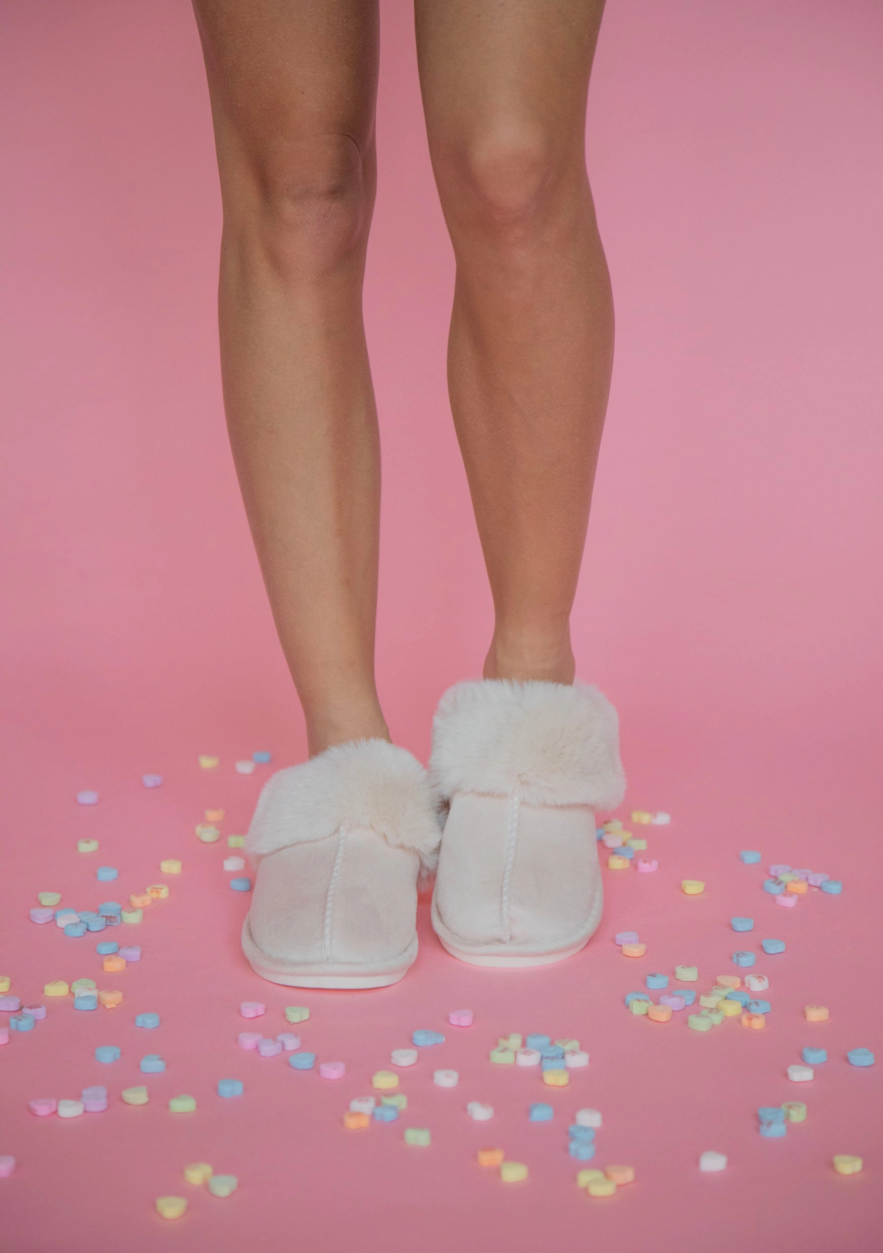 Toasty Up Slippers In Beige