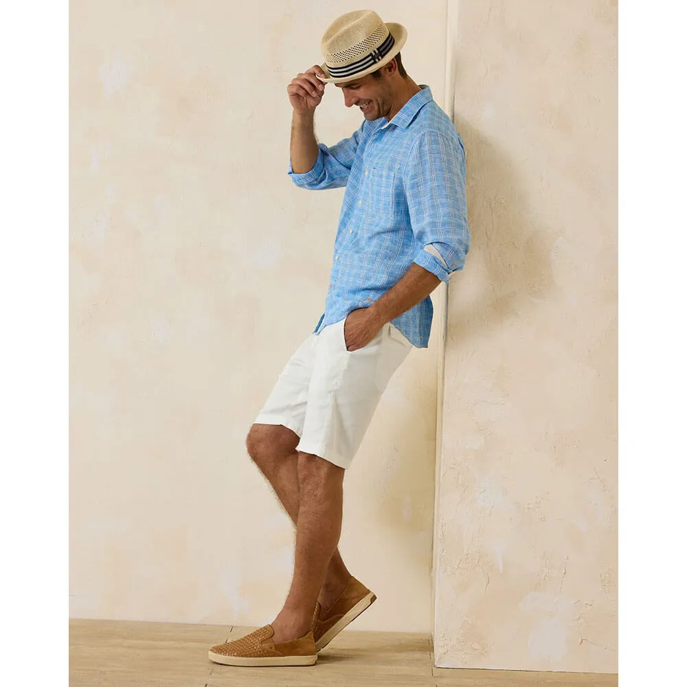 Tommy Bahama 10-Inch Beach Coast Linen Flat Front Shorts - Continental Mens Tommy Bahama
