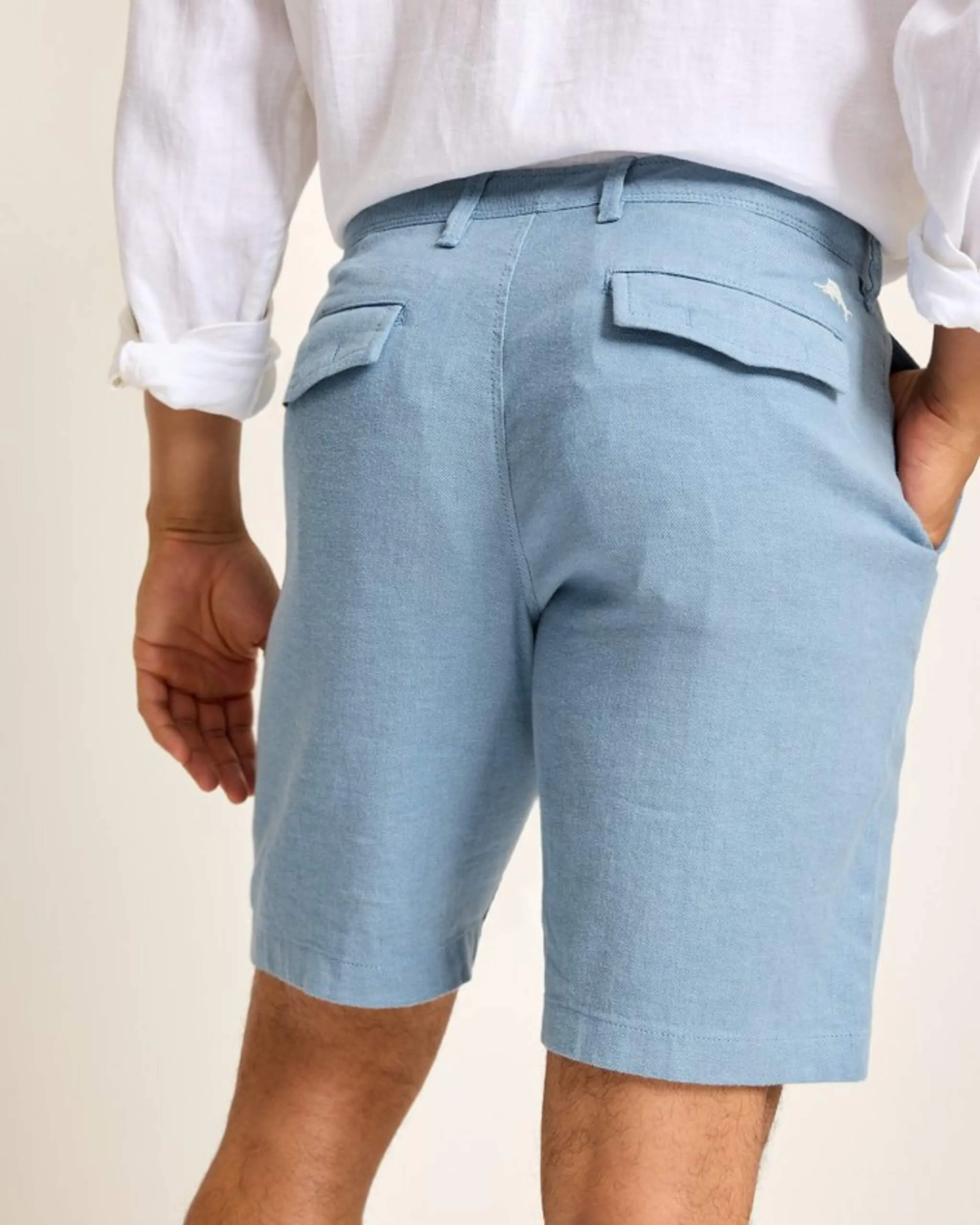 Tommy Bahama 10-Inch Beach Coast Linen Flat Front Shorts - Maritime Mens Tommy Bahama