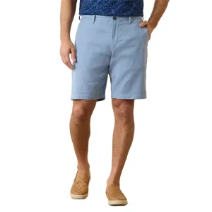 Tommy Bahama 10-Inch Beach Coast Linen Flat Front Shorts - Port Side Blue Mens Tommy Bahama