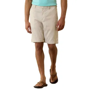 Tommy Bahama 10-Inch Beach Coast Linen Flat Front Shorts - Stone Khaki Mens Tommy Bahama