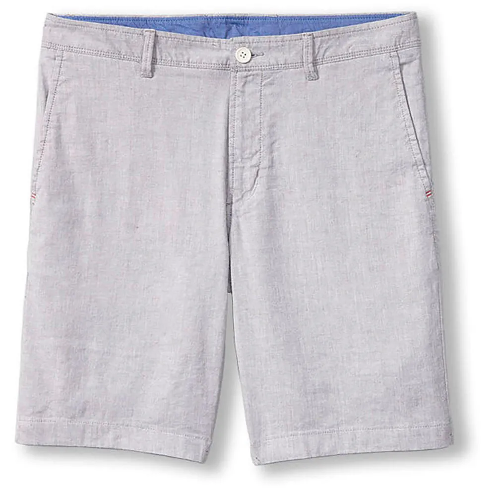 Tommy Bahama 10-Inch Beach Coast Linen Flat Front Shorts - Storm Gray Mens Tommy Bahama