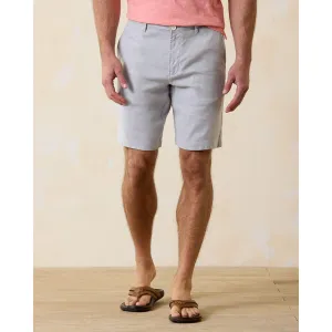 Tommy Bahama 10-Inch Beach Coast Linen Flat Front Shorts - Storm Gray Mens Tommy Bahama