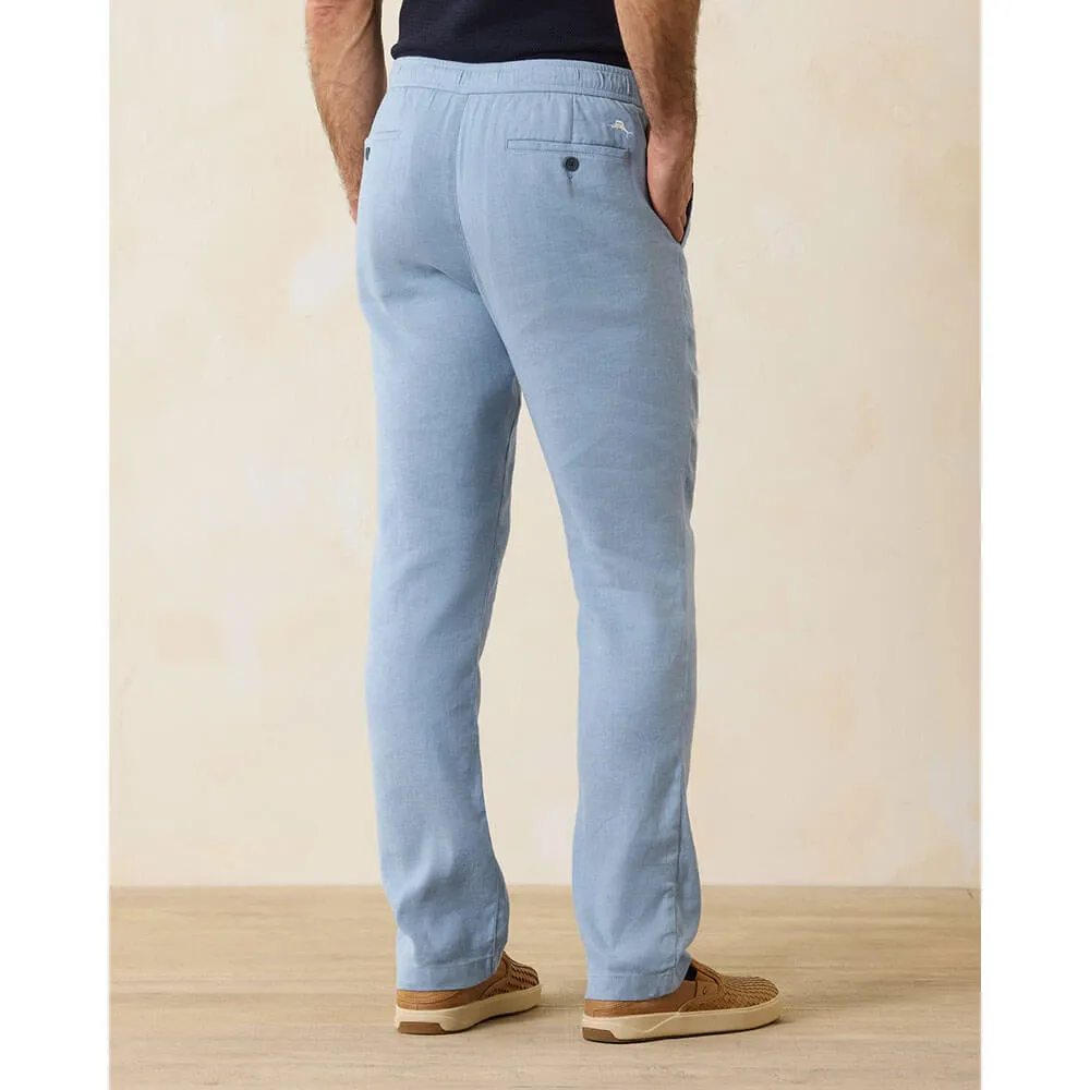 Tommy Bahama Beach Coast Linen Blend Pull On Pants - Port Side Blue Mens Tommy Bahama