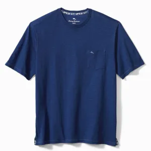 Tommy Bahama Big & Tall Bali Beach Crew T-Shirt - Bering Blue Mens Tommy Bahama