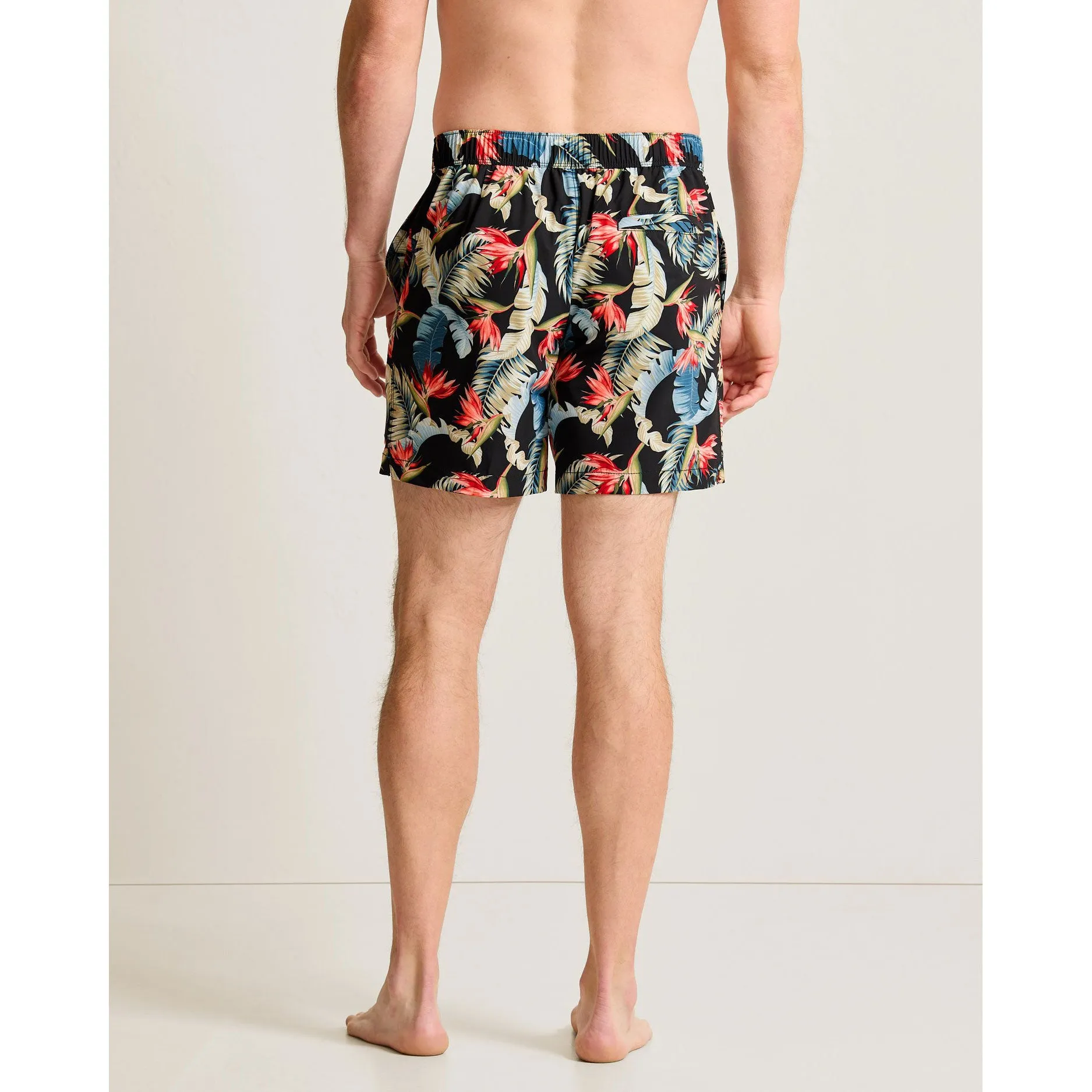 Tommy Bahama Men's 6-Inch Amalfi Coast Paradiso Sands Swim Trunks - Black Mens Tommy Bahama