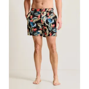 Tommy Bahama Men's 6-Inch Amalfi Coast Paradiso Sands Swim Trunks - Black Mens Tommy Bahama
