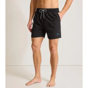 Tommy Bahama Men's 6-Inch Naples Valley Swim Trunks - Black Mens Tommy Bahama