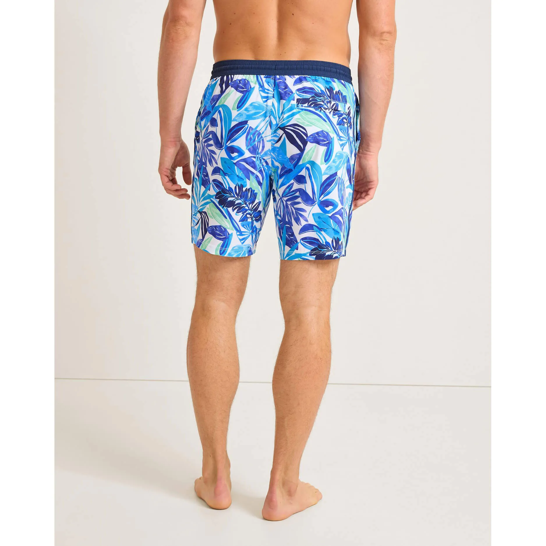 Tommy Bahama Men's 8-Inch Baja Marina Swim Trunks - Beach Glass Blue Mens Tommy Bahama