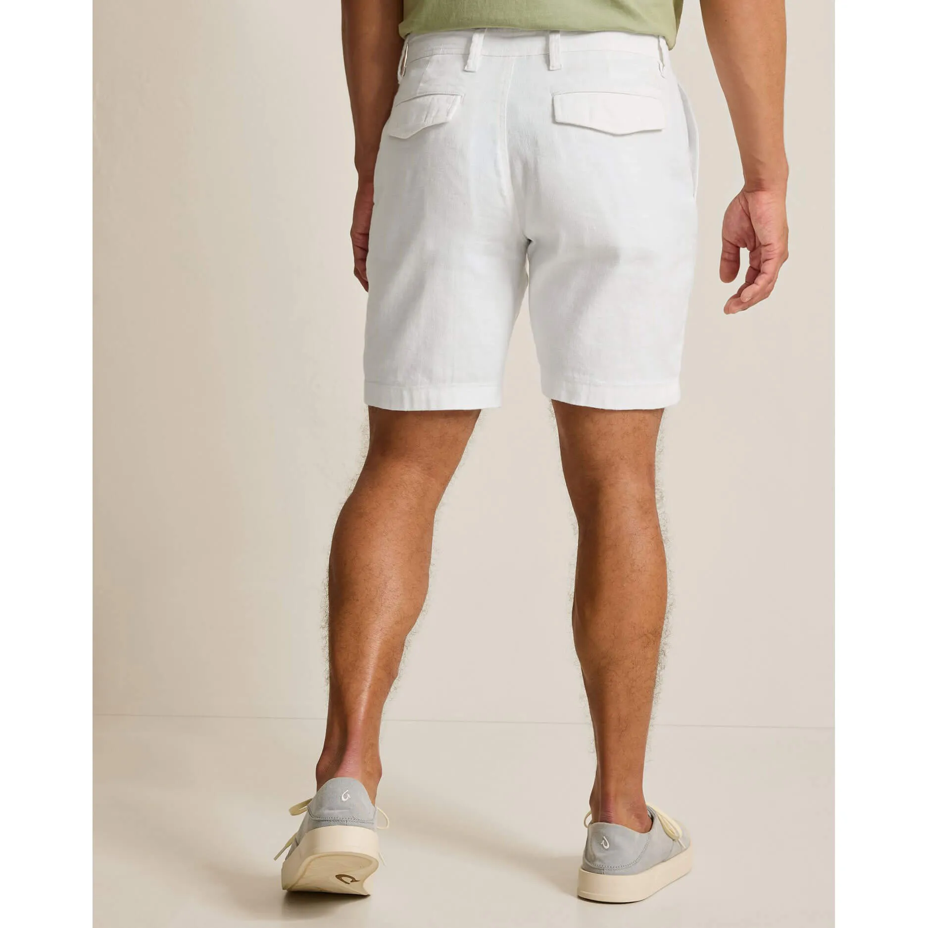 Tommy Bahama Men's 9-Inch Beach Coast Linen Shorts - White Mens Tommy Bahama