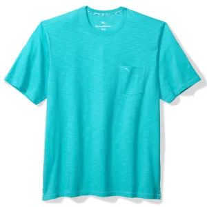 Tommy Bahama Men's Bali Beach Crew T-Shirt - Blue Curacao Mens Tommy Bahama