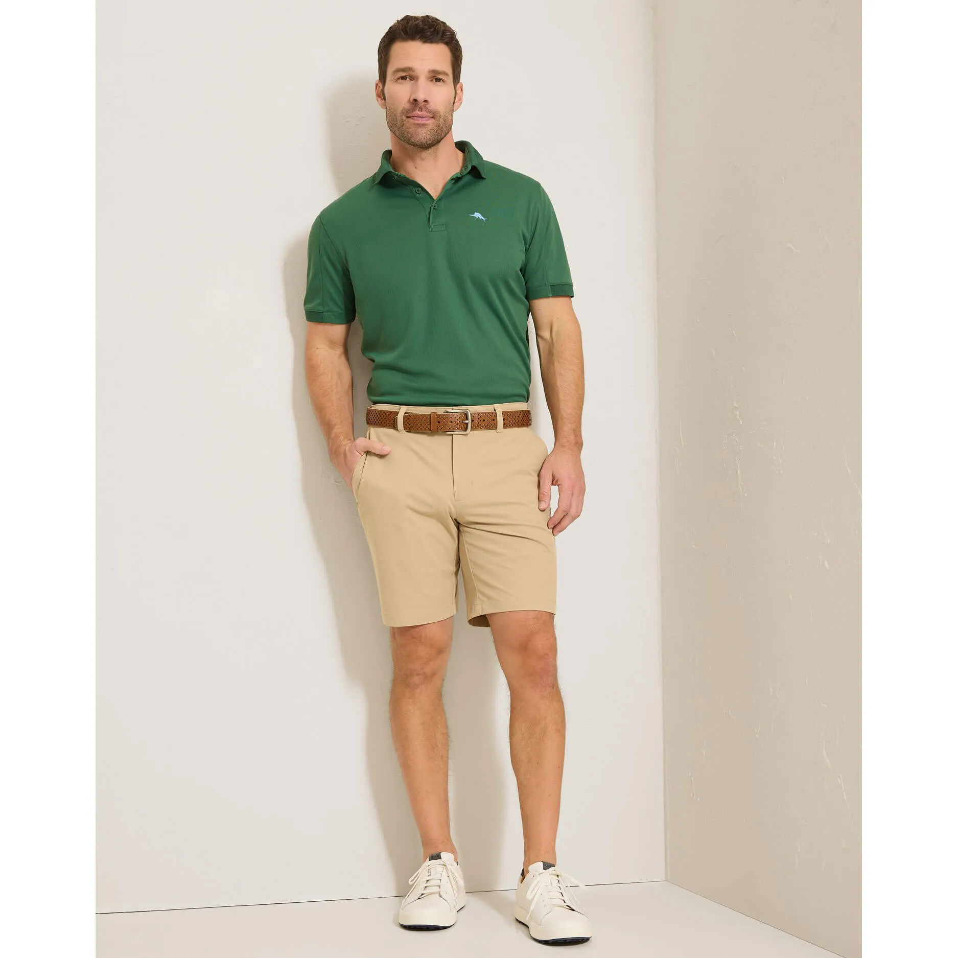 Tommy Bahama Men's IslandZone 9-Inch Barbados Pro Shorts - Chinchilla Mens Tommy Bahama