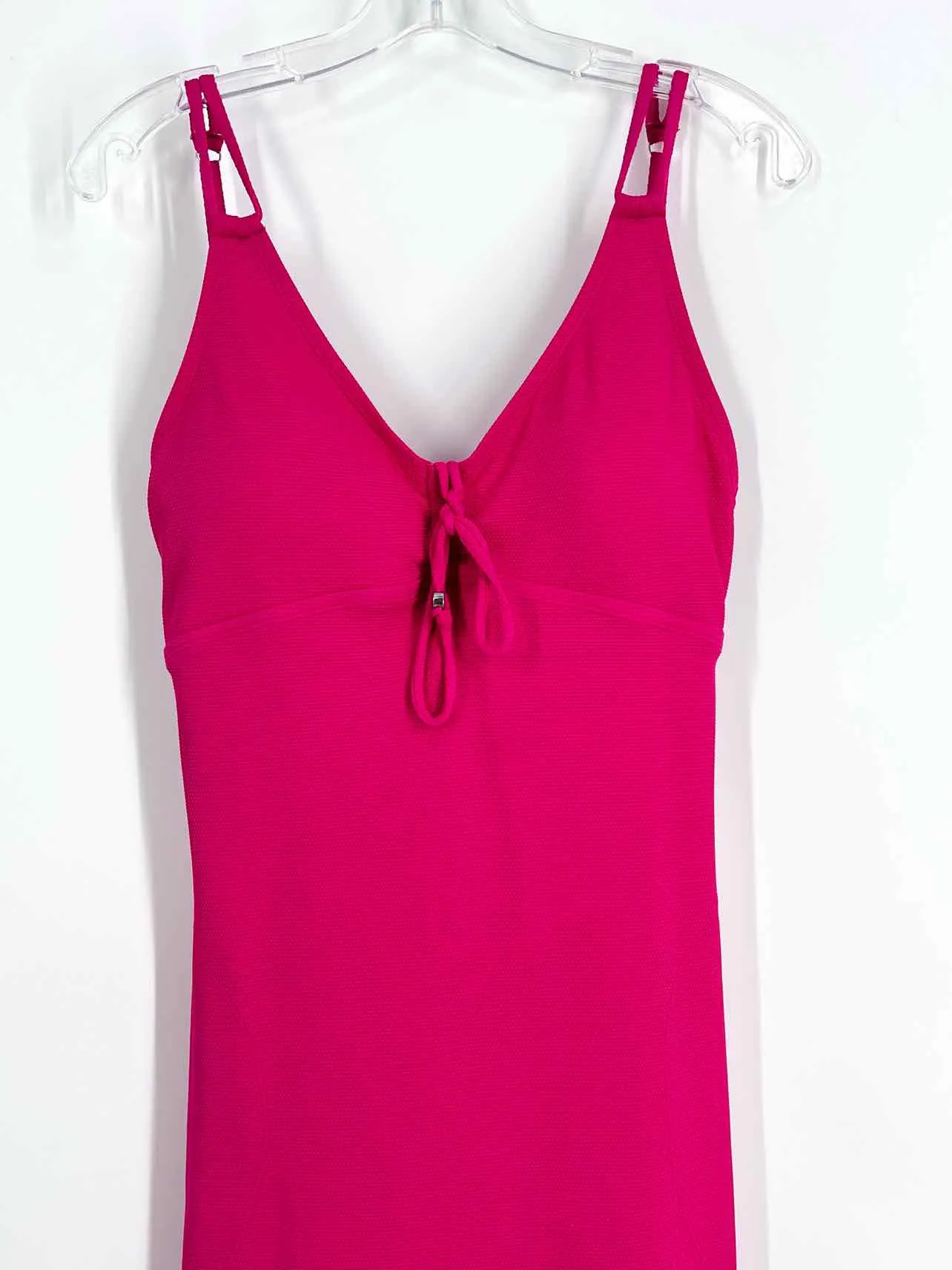 Tommy Bahama Size M Pink Tie Front Textured Swimwear Coverup