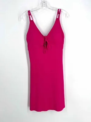 Tommy Bahama Size M Pink Tie Front Textured Swimwear Coverup