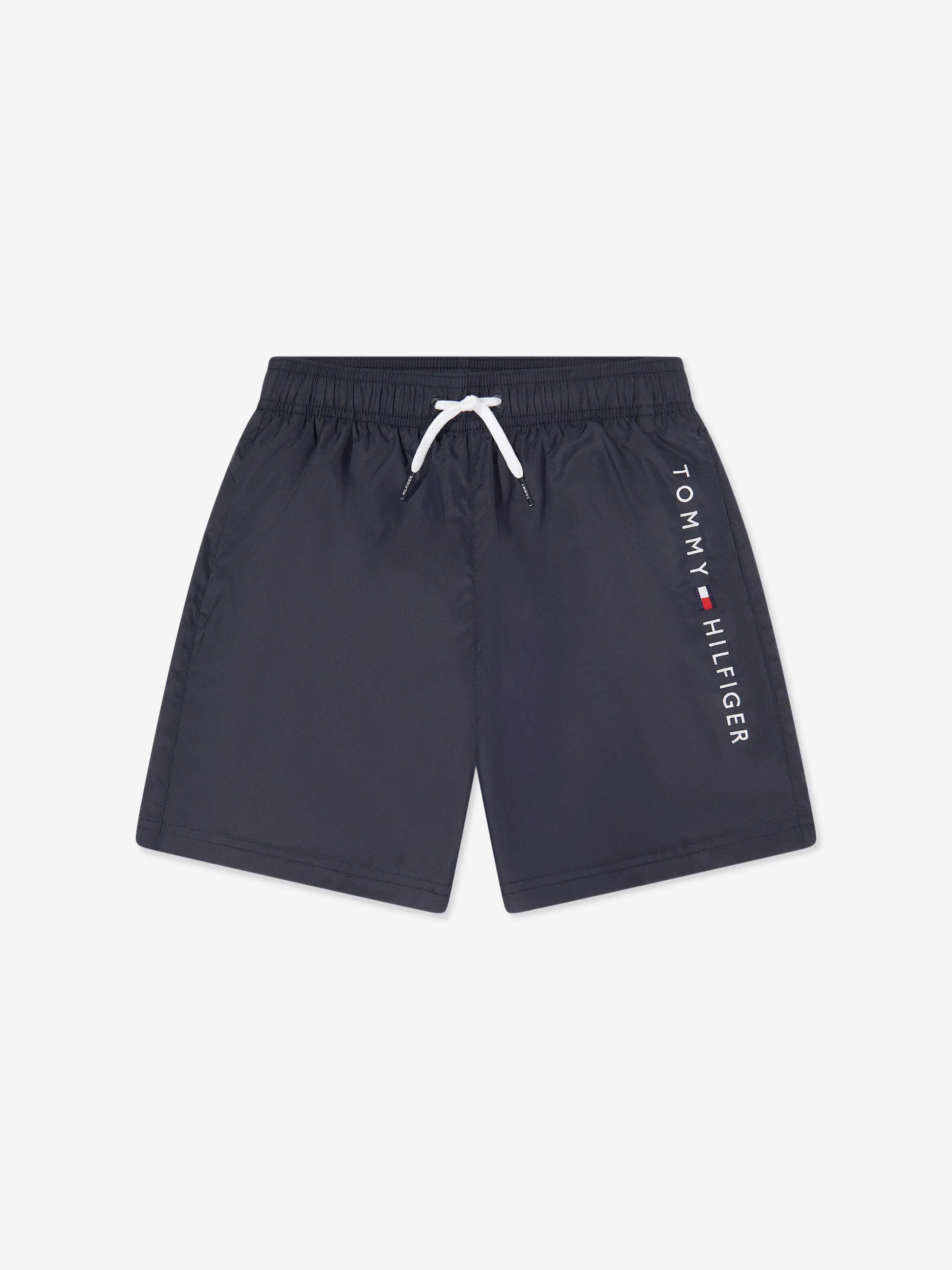 Tommy Hilfiger Boys Medium Drawstring Swim Shorts in Navy