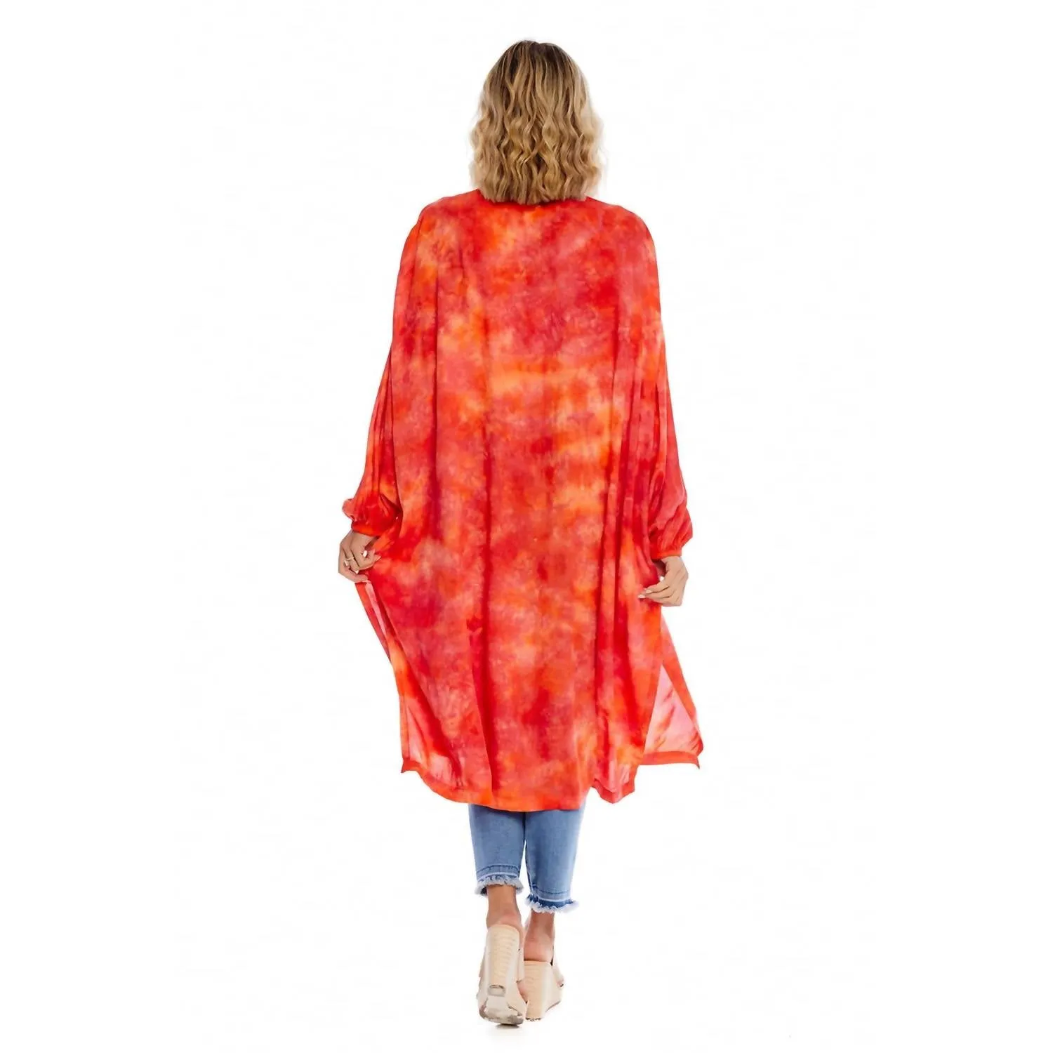 Tuscany Kimono Cover Up In Coral