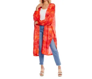 Tuscany Kimono Cover Up In Coral